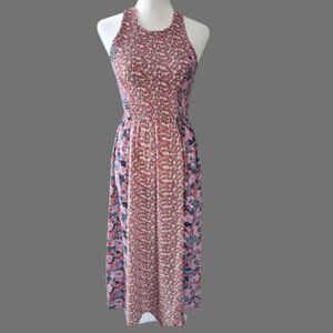 Japna Floral Dress Size Small Pink, Red Blue and White